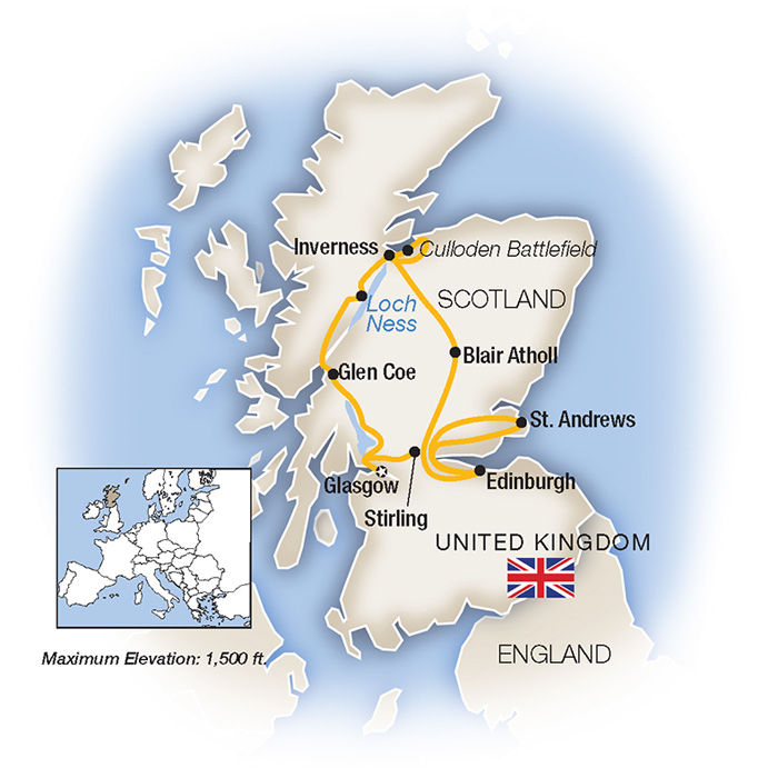 Week in Scotland Escorted Tour