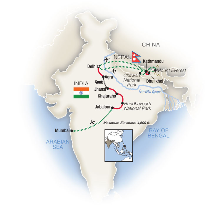 India & Nepal Tours & Escorted Tour Packages