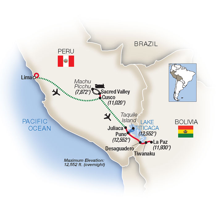 Peru & Bolivia Tours & Tour Packages