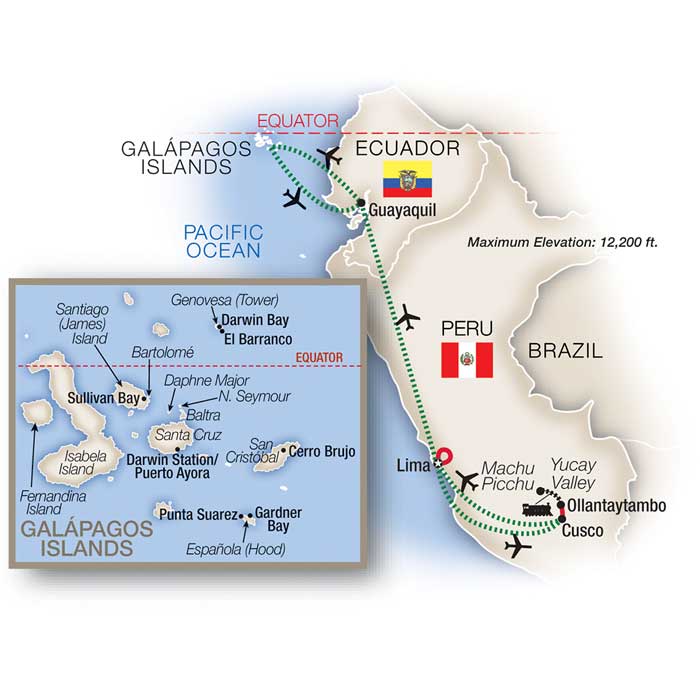 Machu Picchu & Galápagos Tour