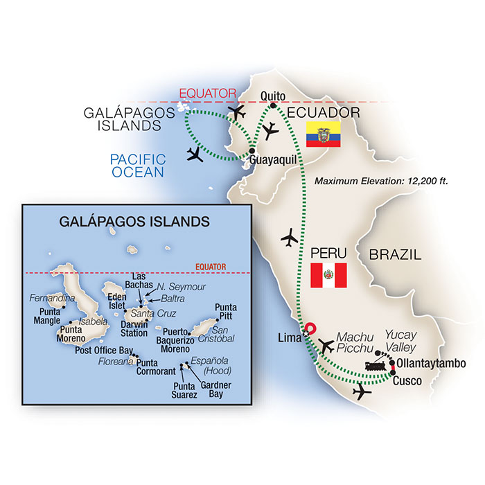 Peru Galapagos Guided Tour